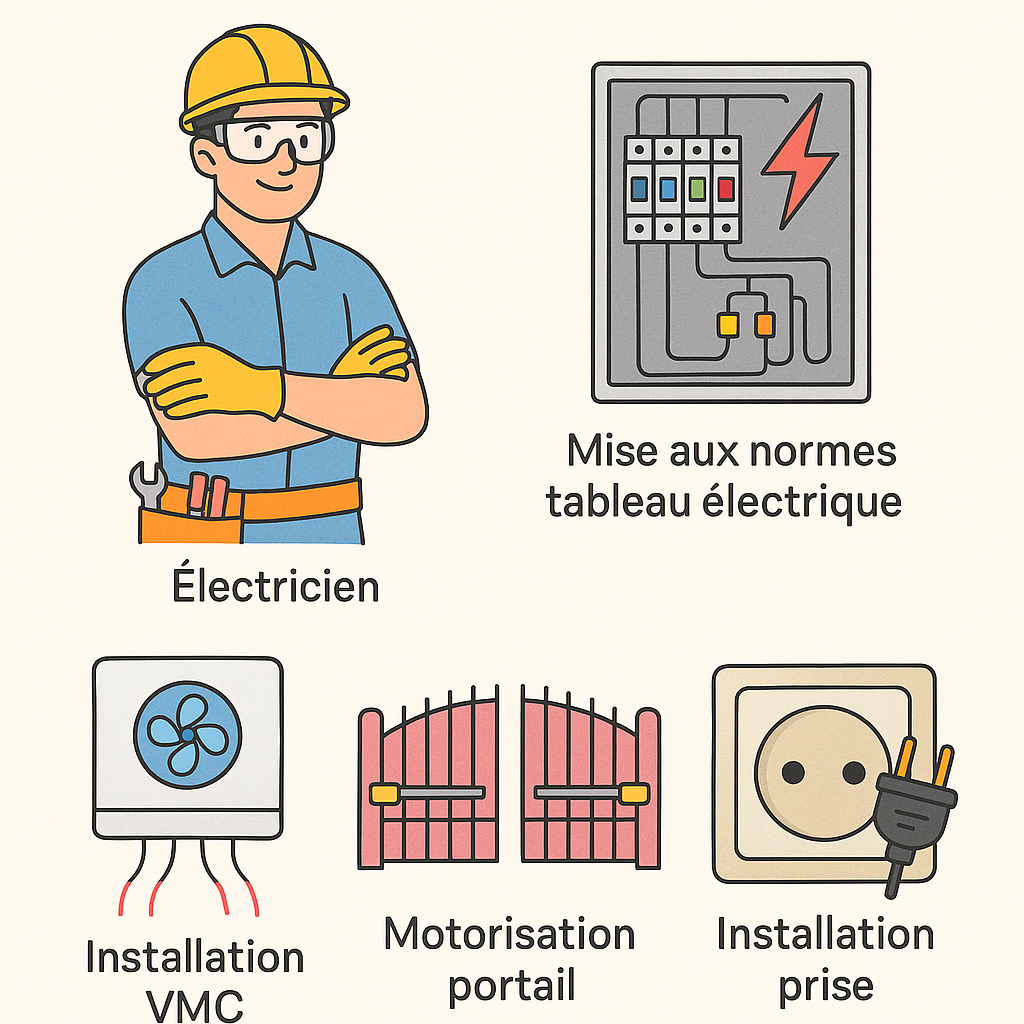 électricien à Rouillé